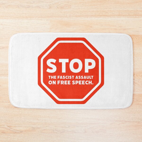 Item preview, Stop the fascist assault on free speech  designed and sold by Rachel the Artist .
