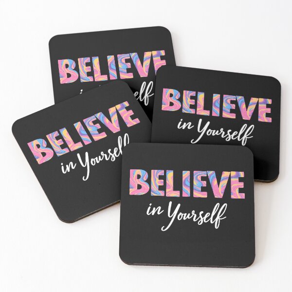Item preview, Believe in Yourself | Inspirational Typography Art Poster designed and sold by Dreambytes.