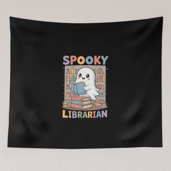 Item preview, Spooky Librarian Funny Boo-Ghost Book Halloween Library designed and sold by KarstenNoanra.