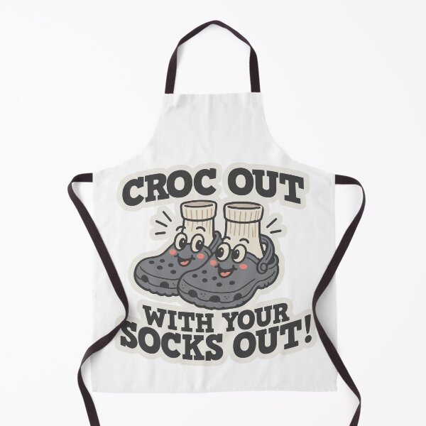 Item preview, (Gray Version) Croc Out with your Socks Out! designed and sold by CosmicSelector.