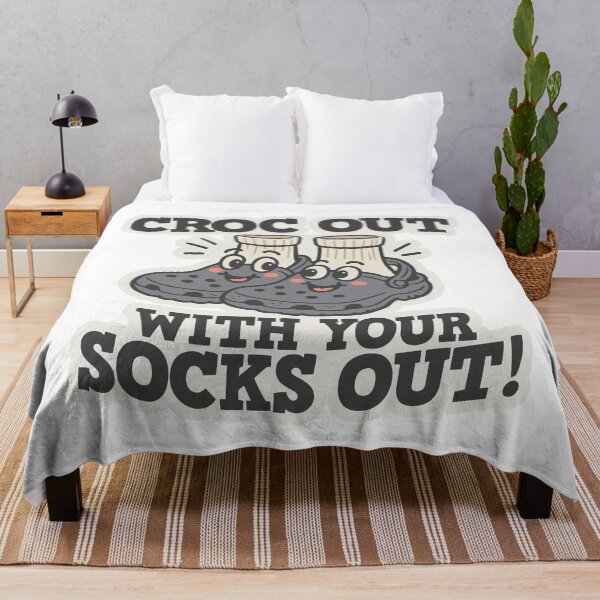 Item preview, (Gray Version) Croc Out with your Socks Out! designed and sold by CosmicSelector.