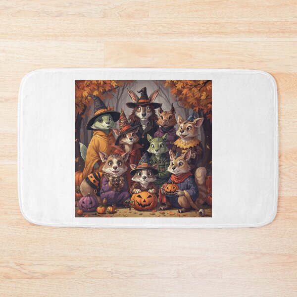 Item preview, Where Halloween meets adorable. cute animals in Halloween designed and sold by Alchemic-Gifts.