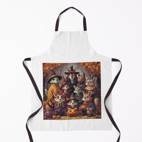 Item preview, Where Halloween meets adorable. cute animals in Halloween designed and sold by Alchemic-Gifts.