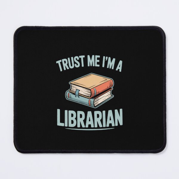 Item preview, Trust Me Im Librarian Book Stack Humor for Book Nerds designed and sold by KarstenNoanra.