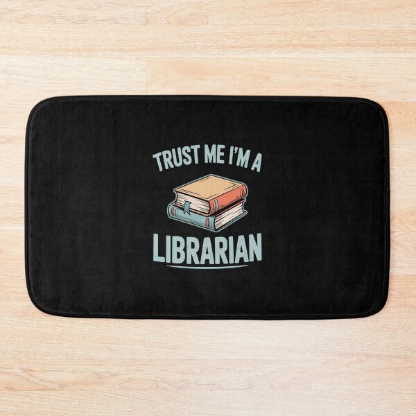 Item preview, Trust Me Im Librarian Book Stack Humor for Book Nerds designed and sold by KarstenNoanra.