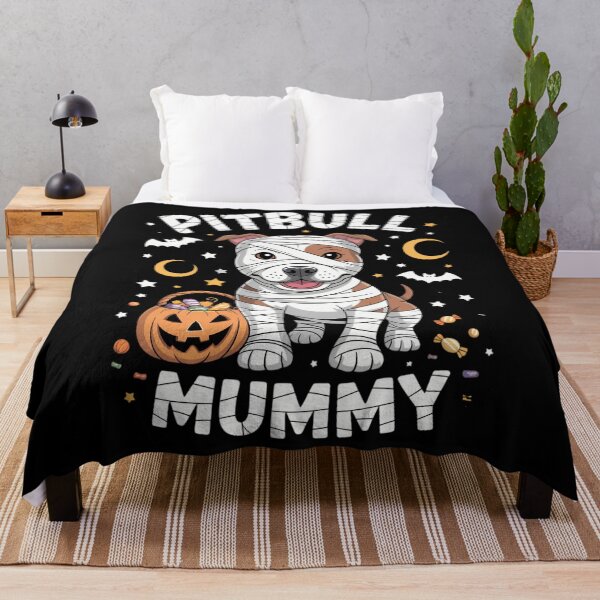 Item preview, Halloween Pitbull Lover Mummy Dog designed and sold by Bandikonsalez.