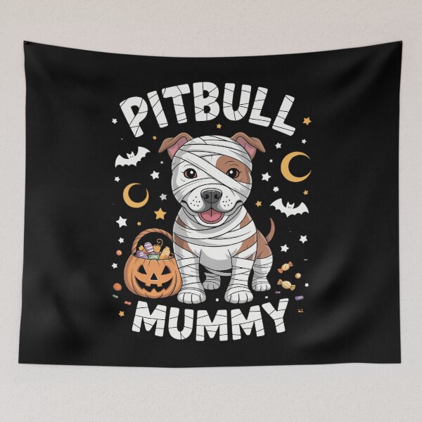 Item preview, Halloween Pitbull Lover Mummy Dog designed and sold by Bandikonsalez.
