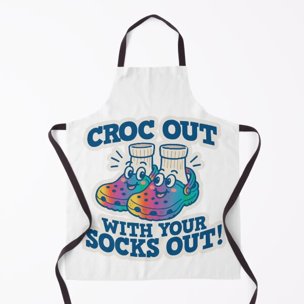 Item preview, (Rainbow Version) Croc Out with your Socks Out! designed and sold by CosmicSelector.