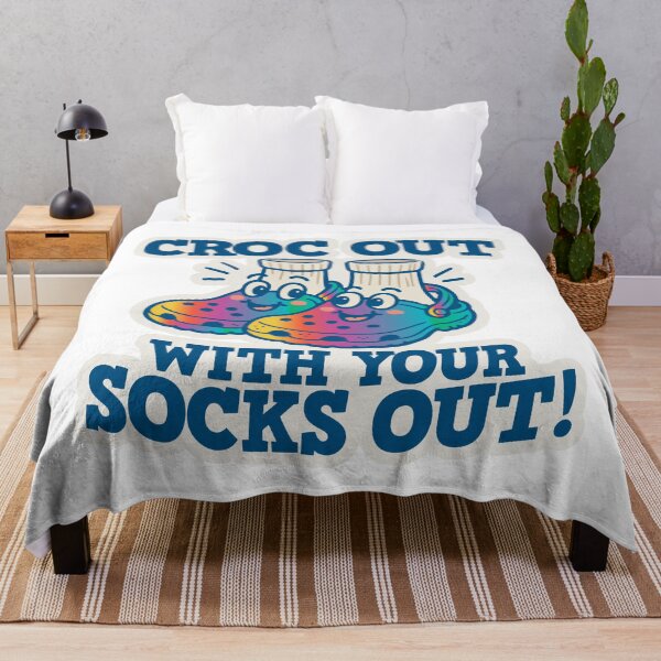 Item preview, (Rainbow Version) Croc Out with your Socks Out! designed and sold by CosmicSelector.