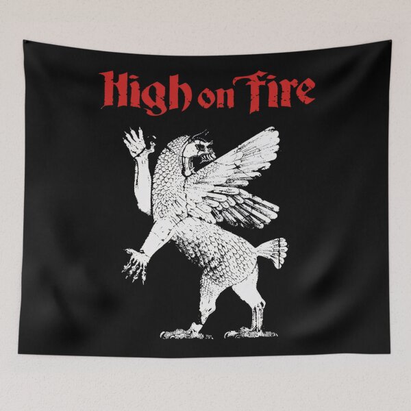 Item preview, Vintage Forged Music Fury Heavy Metal Flames in Band designed and sold by SaltySourDesig.