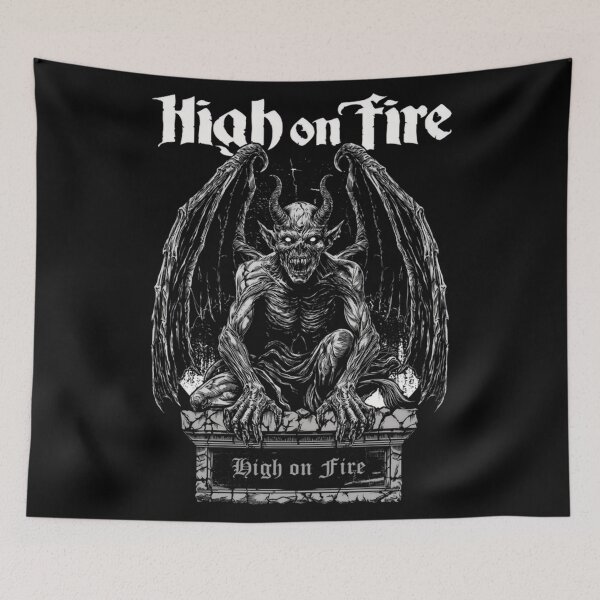 Item preview, Heavy Forged in Metal Fury Flames Music Band Vintage designed and sold by SaltySourDesig.