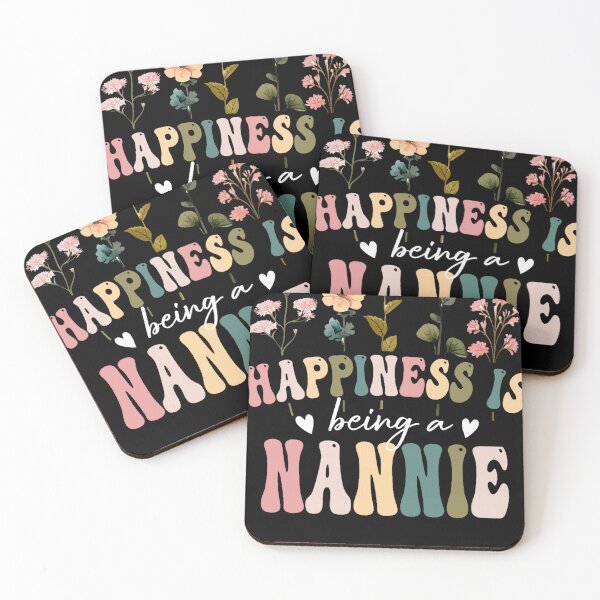 Item preview, Happiness is Being a Nannie Floral Nannie Mother's Day designed and sold by tranquocau.