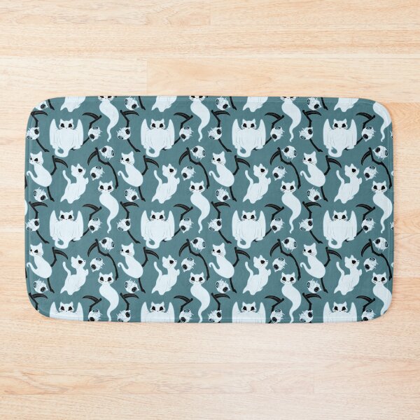 Item preview, Ghost Cats (Teal) designed and sold by Hailey Suits.