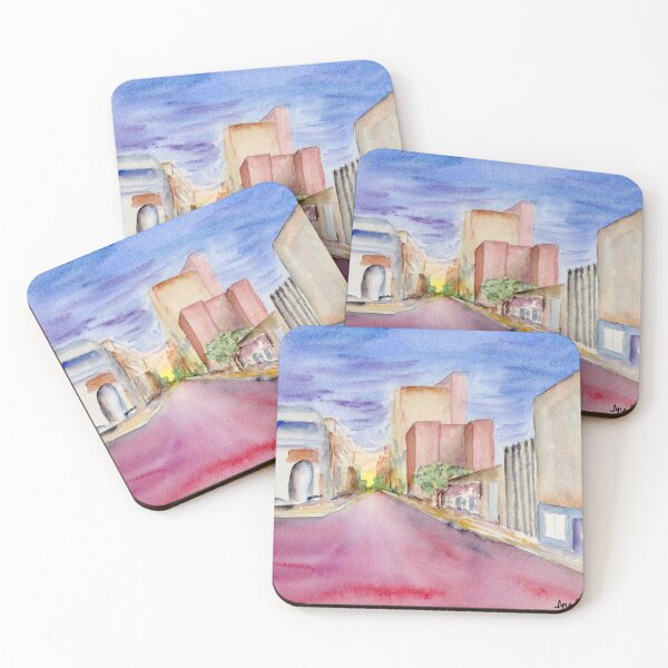 Item preview, Down Town Lubbock Watercolor  designed and sold by Artsyredhead.