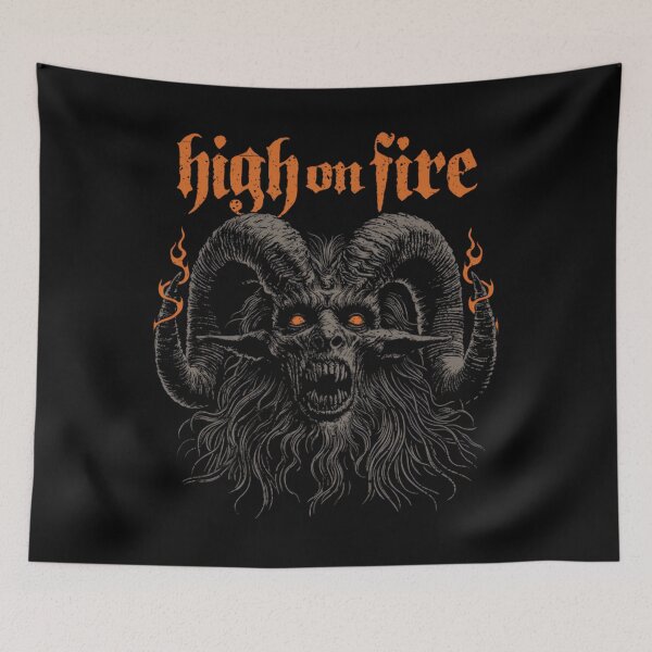 Item preview, Fury in Vintage Metal Heavy Band Music Forged Flames designed and sold by SaltySourDesig.