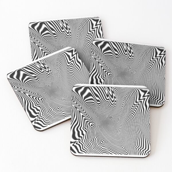Item preview, Hypnotic Tunnel – Black and White Optical Illusion designed and sold by Fluyd.