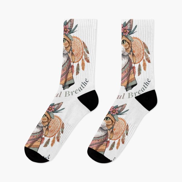 Item preview, Tribal Boho Cat - Let Your Soul Breathe designed and sold by sherifshaaban.
