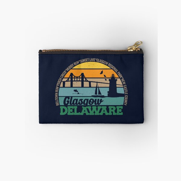 Item preview, Glasgow Delaware Retro Sunset Local Pride Logo  designed and sold by CRHPOD20.