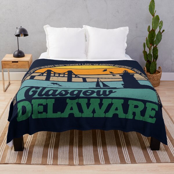Item preview, Glasgow Delaware Retro Sunset Local Pride Logo  designed and sold by CRHPOD20.