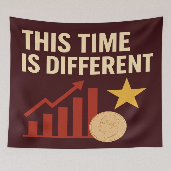 Item preview, This Time Is Different – Economic Reality Design designed and sold by JM Language Service.