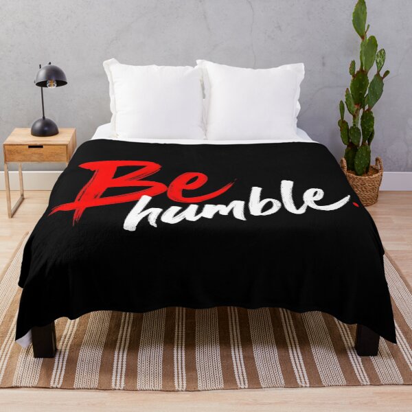 Item preview, Be Humble | Motivational Quote in Red and White Typography designed and sold by Dreambytes.