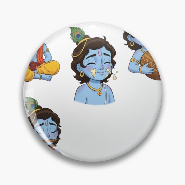 Item preview, Shree Krishna inspired digital art designed and sold by sanyashr7.