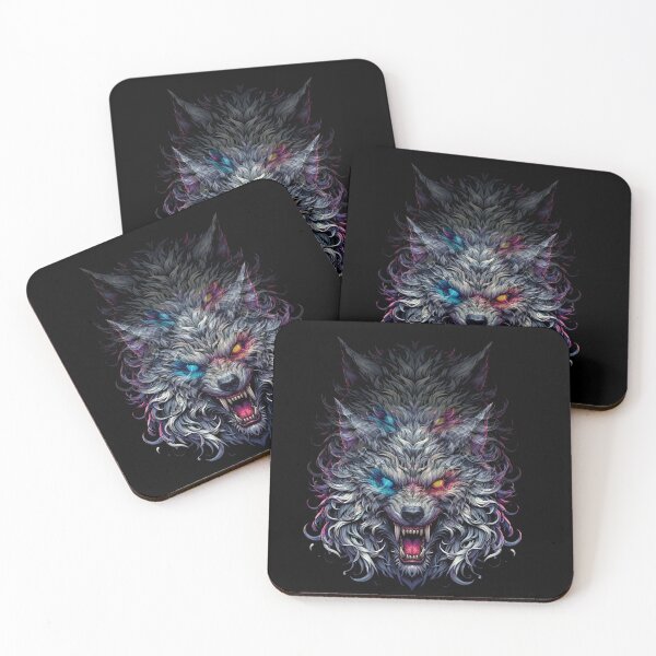 Item preview, Fierce Wolf Spirit Tribal Artwork designed and sold by VVIPDESIGNS.