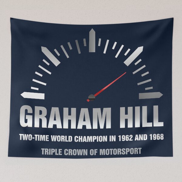 Item preview, Graham Hill Two-Time F1 World Champion 62 & 68 Art designed and sold by San Studios Co..
