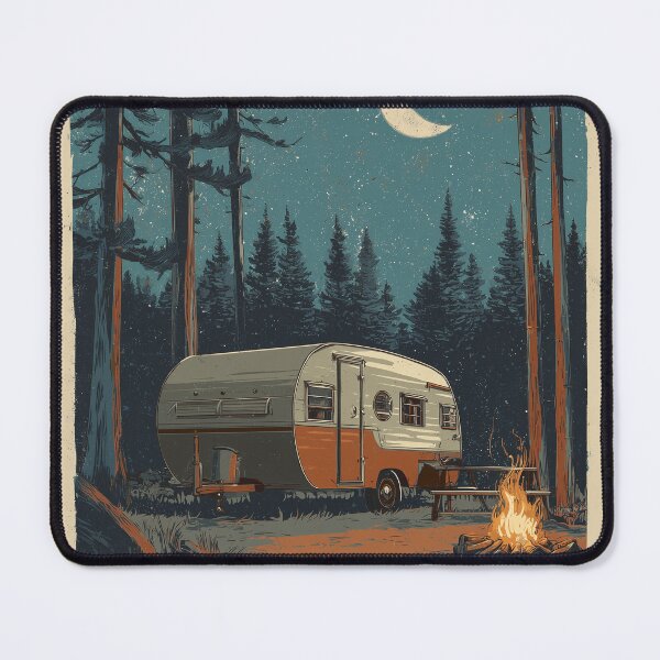 Item preview, Moonlit Campfire & Cozy Caravan designed and sold by ArgentoArt.