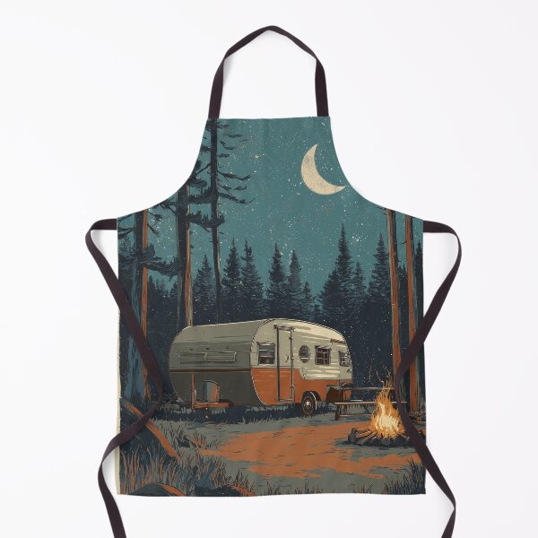Item preview, Moonlit Campfire & Cozy Caravan designed and sold by ArgentoArt.