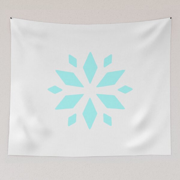 Item preview, Minimalist Snowflake Design  (Large) – Geometric Winter Holiday Art  designed and sold by TummysEmporium.