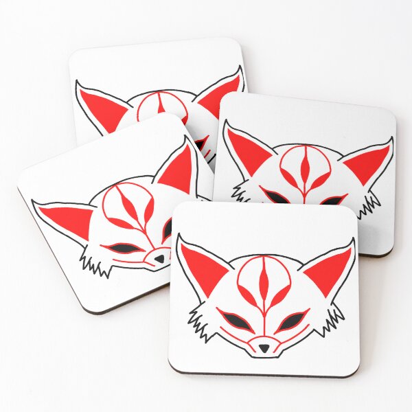 Item preview, Kitsune Mask (Large) – Japanese Fox Spirit Yokai Art  designed and sold by TummysEmporium.