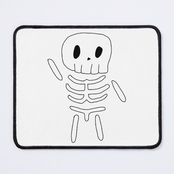 Item preview, Toug the Skeleton (Large) – Halloween Spooky Art designed and sold by TummysEmporium.