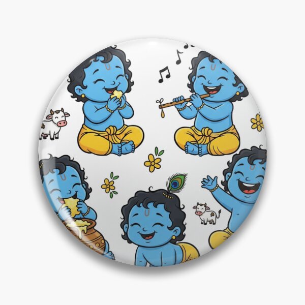 Item preview, Krishna inspired beautiful digital design  designed and sold by sanyashr7.