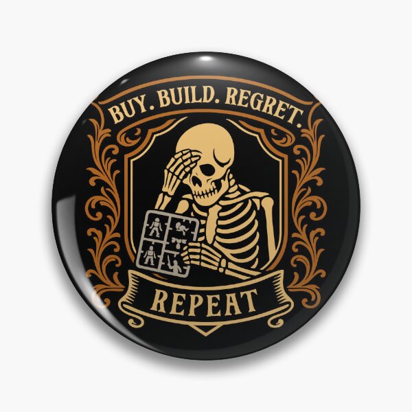 Item preview, Buy Build Regret Repeat Funny Miniature Painter designed and sold by pixeptional.