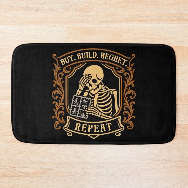 Item preview, Buy Build Regret Repeat Funny Miniature Painter designed and sold by pixeptional.