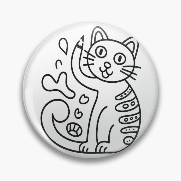 Item preview, cat jumping tear water designed and sold by knightchaya.