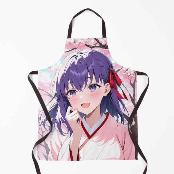 Item preview, Sakura Matou Fate Stay Night Anime Girl Pink Kimono designed and sold by earlobejerk.