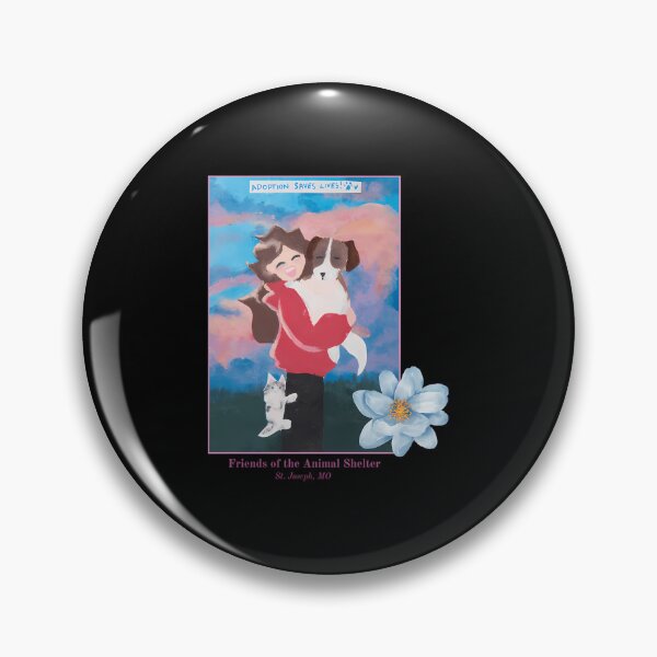 Item preview, Girl Holding A Dog With A Cat On Her Leg designed and sold by COOKHOLLAND.