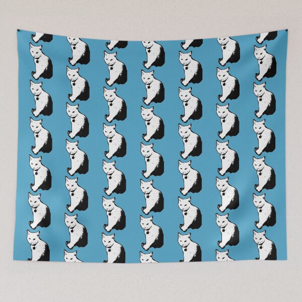Item preview, Black & White Kitty Cat sitting looking at you designed and sold by NC NatureVisions.