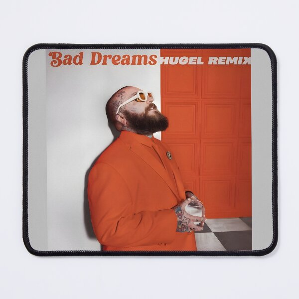 Item preview, Teddy Swims Bad Dreams Hugel Remix Poster – Bold Orange Style Music Art designed and sold by FutureWellShop.