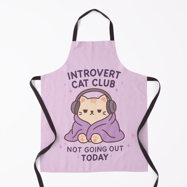 Item preview, Introvert Cat Club - Not Going Out Today designed and sold by 1GN1T1.
