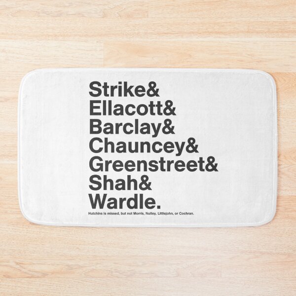 Item preview, Cormoran Strike - Detective Agency Employees (The Hallmarked Man) designed and sold by wxnw-designs.