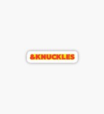 & Knuckles Sticker