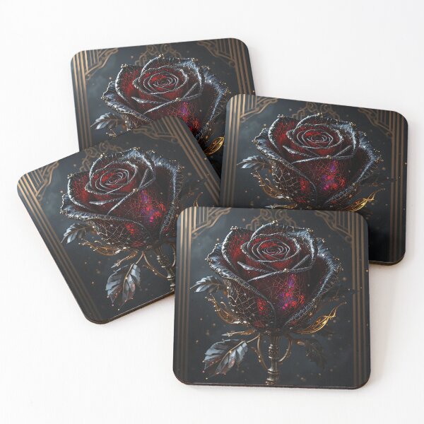 Item preview, Crystal Red Rose designed and sold by GalleryBrisArt.