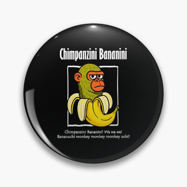 Item preview, Brainrot Chimpanzini Bananini Funny Monkey Banana Cartoon Humor designed and sold by jotaro210.