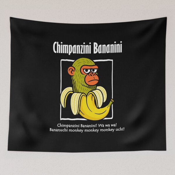 Item preview, Brainrot Chimpanzini Bananini Funny Monkey Banana Cartoon Humor designed and sold by jotaro210.
