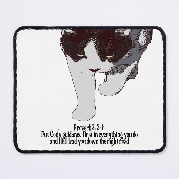 Item preview, Black and white kitty with guiding words to live by designed and sold by ncNatureVisions.
