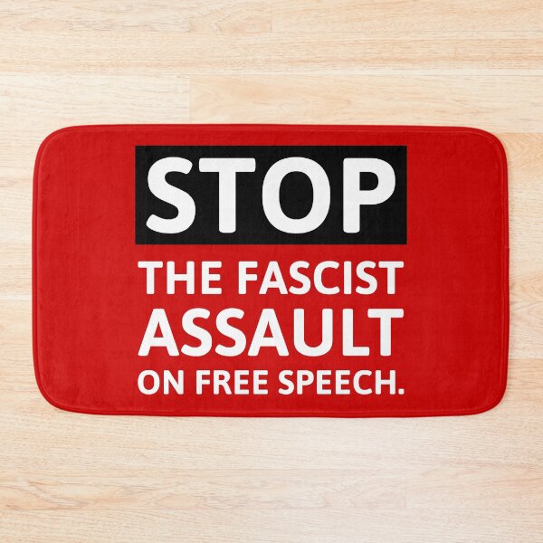 Item preview, Stop the fascist assault on free speech  designed and sold by Rachel the Artist .