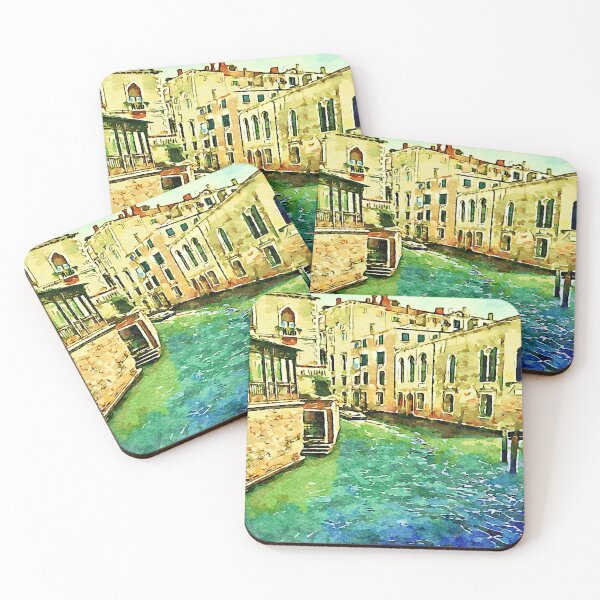 Item preview, Venice Canal Watercolor Art – Romantic Italian Cityscape by Pamela Storch designed and sold by Pamela Storch.